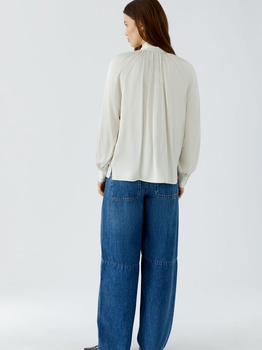 Damen Schluppenbluse
