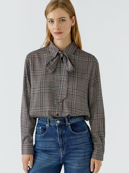 Damen Schluppenbluse