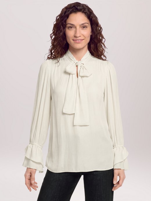 Damen Schluppenbluse