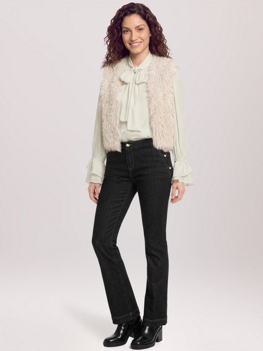 Damen Schluppenbluse