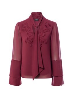 Damen Schluppenbluse