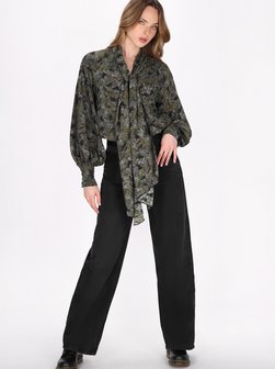 Damen Schluppenbluse
