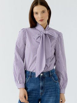 Damen Schluppenbluse