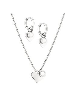 Damen Schmuck-Set  -  Silver Hearts