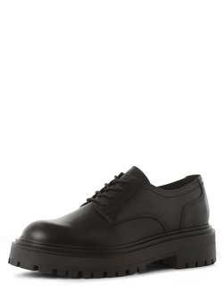Artikelbild Damen Schnürschuhe aus Leder von Marc O'Polo in schwarz uni