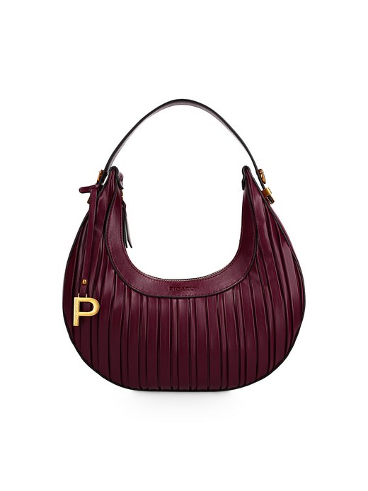 Damen Schultertasche - Croissant