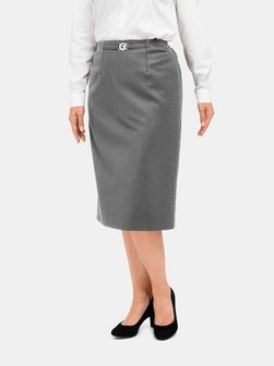 Damen Schurwoll-Schlupfrock