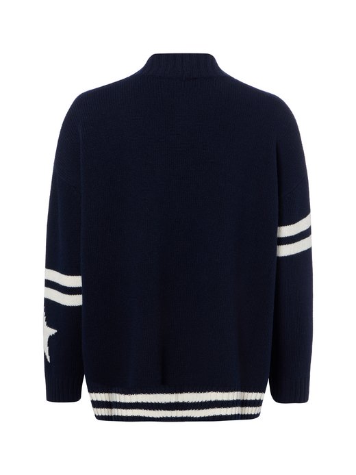 Damen Schurwoll-Strickjacke - WKDBelgio