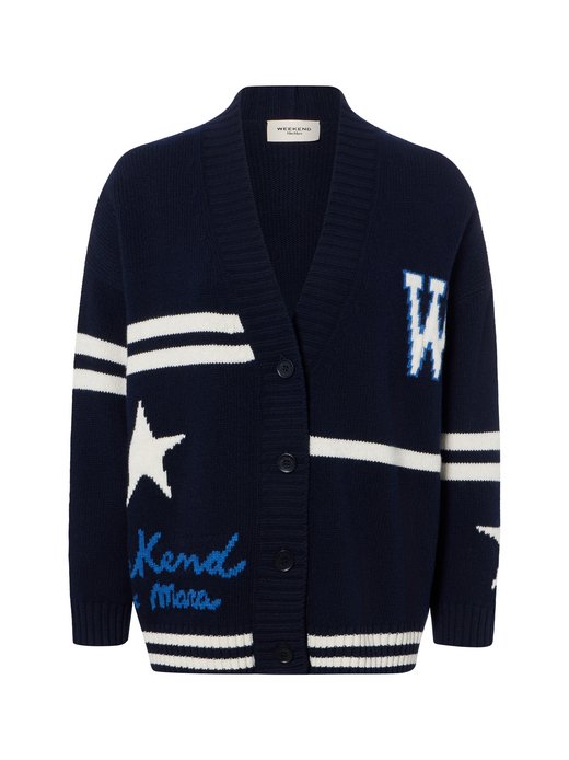 Damen Schurwoll-Strickjacke - WKDBelgio