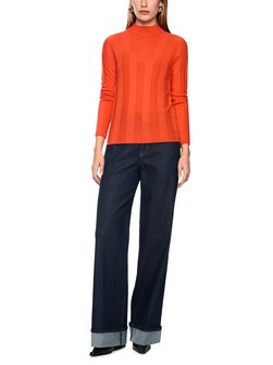 Damen Schurwollmix-Pullover mit Cashmere-Anteil