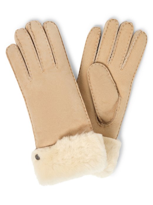 Damen Shearling-Handschuhe - Emma
