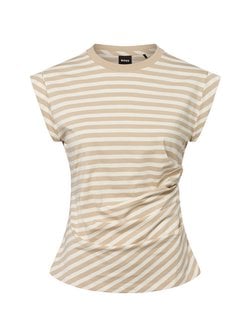 Artikelbild Damen Shirt - Epka von BOSS in beige braun gestreift