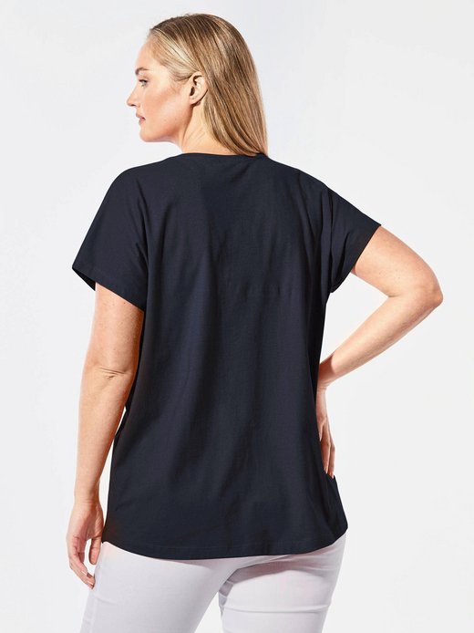Damen Shirt mit V-Ausschnitt