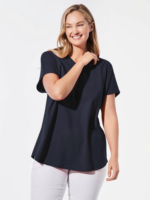 Damen Shirt mit V-Ausschnitt