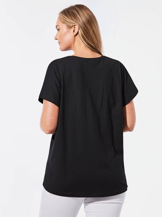 Damen Shirt mit V-Ausschnitt