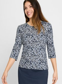 Artikelbild Damen Shirt von Olsen in blau bedruckt