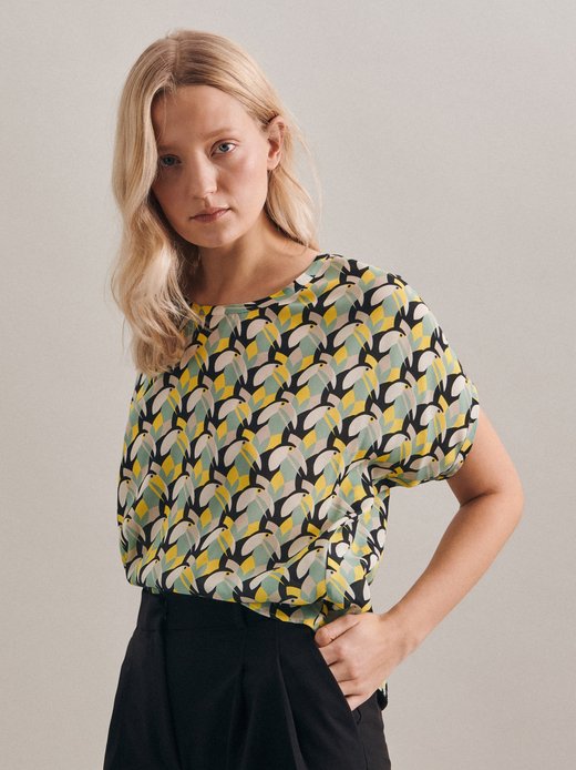 Damen Shirtbluse - Oversized fit Fit