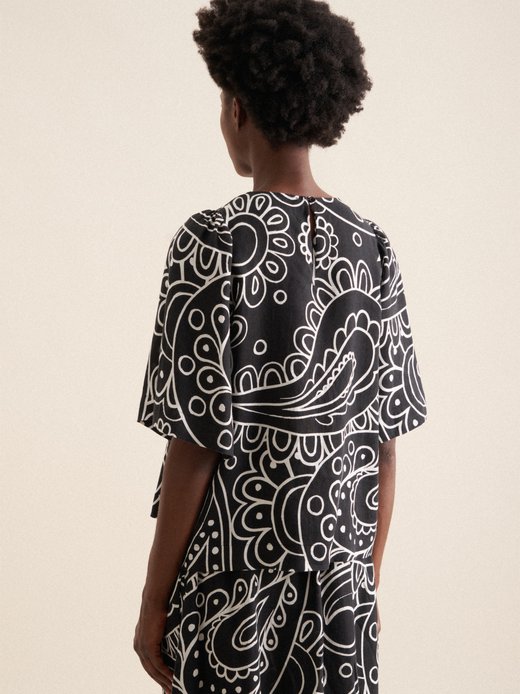 Damen Shirtbluse - Paisley