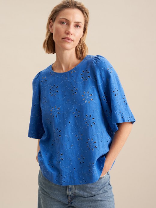 Damen Shirtbluse - Stickerei