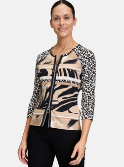 Artikelbild Damen Shirtjacke von Betty Barclay in mehrfarbig schwarz gemustert