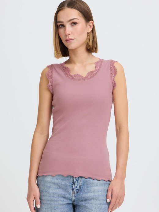 Damen Shirttop - OXNSuna Lace