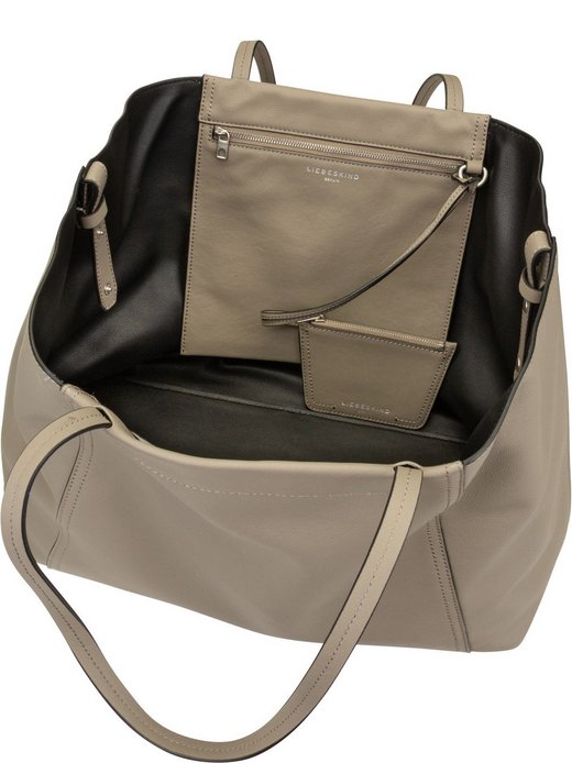 LIEBESKIND Damen Shopper Chudy – Aus Rindsleder, Mit Reißverschlussfach, Für Laptops Bis 15 Zoll