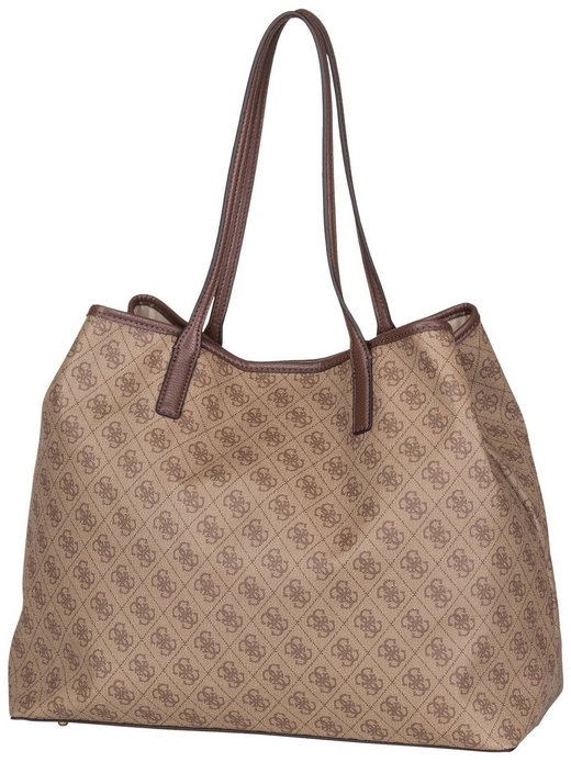 Damen Shopper - Eco Victtoria 2in1 Latte Logo/Brown
