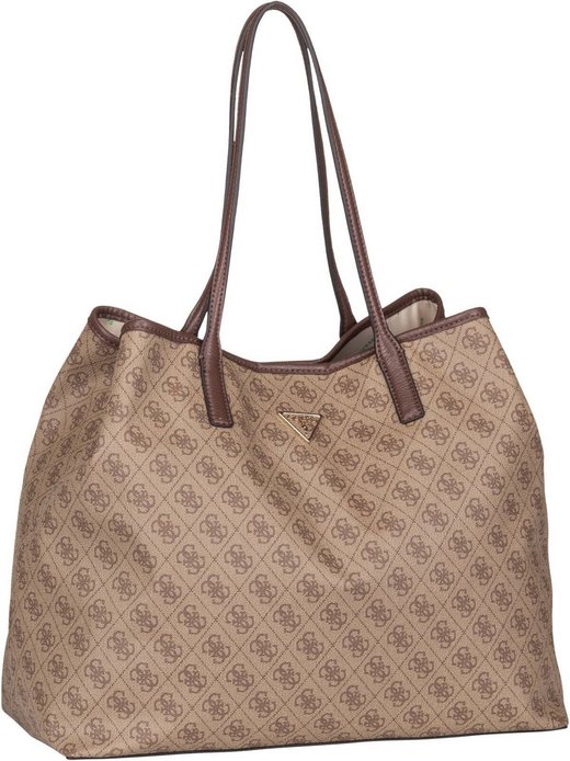 Damen Shopper - Eco Victtoria 2in1 Latte Logo/Brown