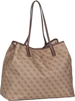 Damen Shopper - Eco Victtoria 2in1 Latte Logo/Brown
