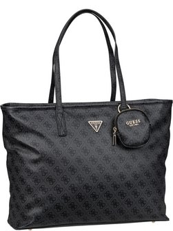 Artikelbild Damen Shopper - Power Play Large Tech Logo von GUESS in grau uni