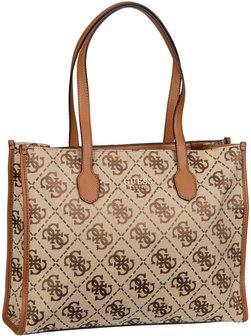 Artikelbild Damen Shopper - Silvana Girlfriend Logo von GUESS in braun uni