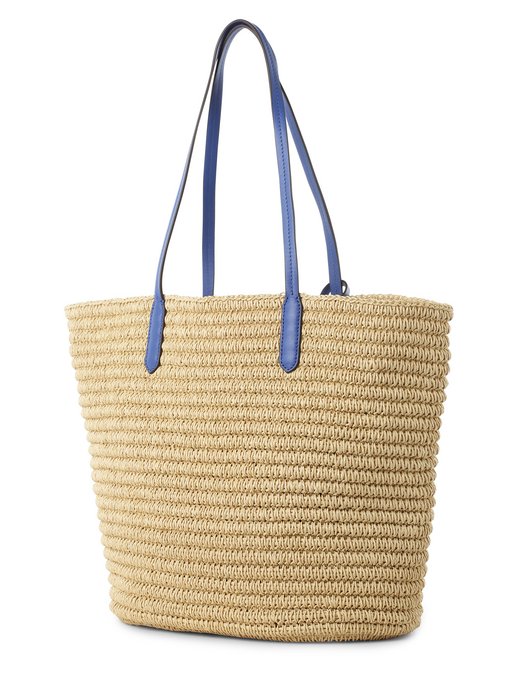 Damen Shopper mit Leder-Anteil und Innentasche - Summer