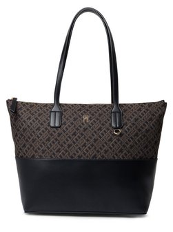 Artikelbild Damen Shopper von Tommy Hilfiger in schwarz gemustert