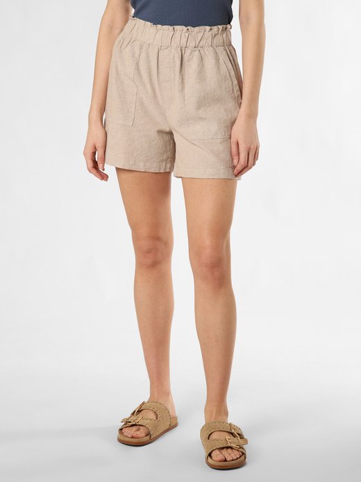 Damen Shorts mit Leinen-Anteil