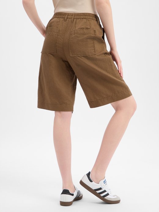 Damen Shorts mit Leinen-Anteil