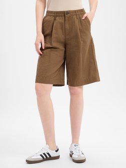 Damen Shorts mit Leinen-Anteil