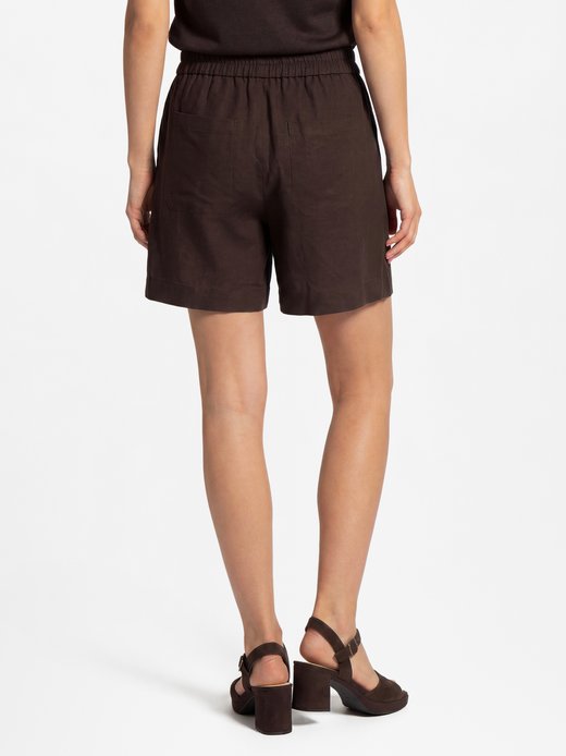 Damen Shorts mit Leinenanteil - Melane Oasis