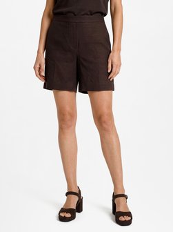 Damen Shorts mit Leinenanteil - Melane Oasis