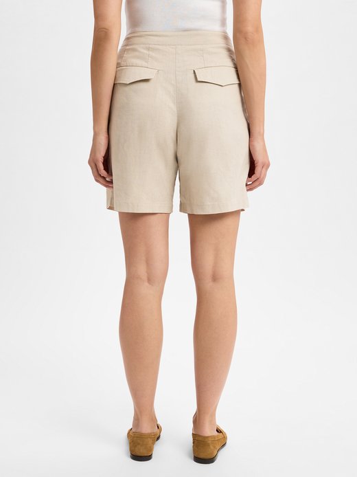 Damen Shorts mit Leinenanteil