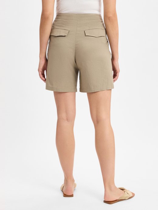 Damen Shorts mit Leinenanteil