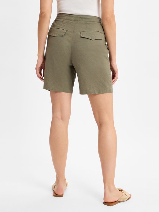 Damen Shorts mit Leinenanteil