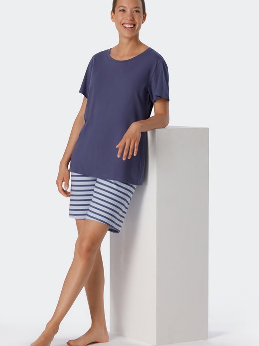 Damen Shorty  -  Essential Stripes Bermuda