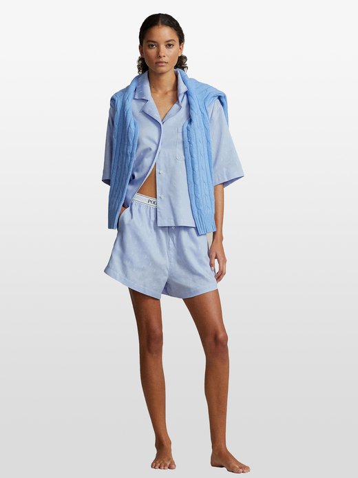 Damen Shorty  -  Jacquard Polo