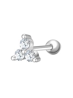 Artikelbild Damen Silberpiercing - von Glanzstücke München in silber uni