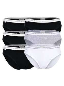 Artikelbild Damen Slip 6er Pack von Lacoste in mehrfarbig uni