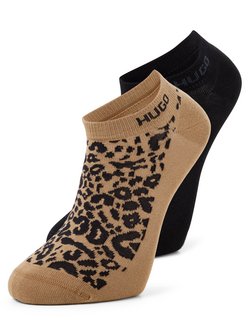 Damen Sneakersocken im 2er-Pack - Leo Logo