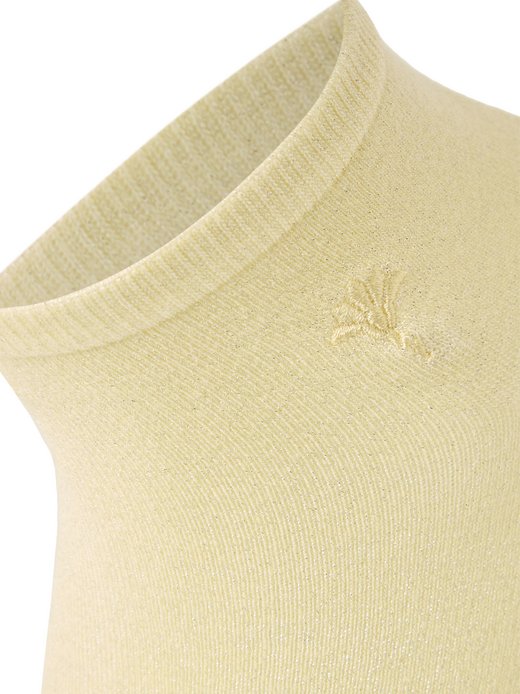 Damen Sneakersocken mit Lurex-Anteil im 2er-Pack