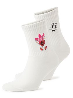 Artikelbild Damen Socken im 2er-Pack - NELSON CR 2 von adidas Originals in weiß uni