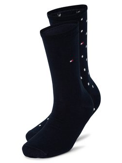 Artikelbild Damen Socken im 2er-Pack von Tommy Hilfiger in marine gepunktet