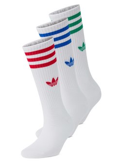 Artikelbild Damen Socken im 3er-Pack von adidas Originals in weiß mehrfarbig gemustert